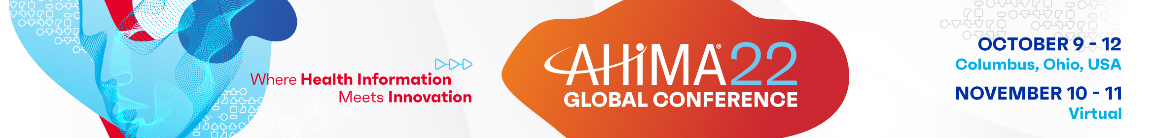 AHIMA22 Global Conference  Main banner